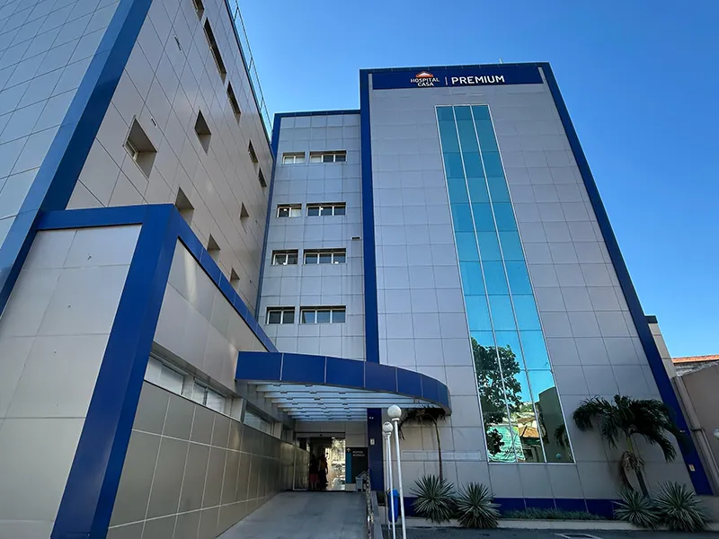 Fachada do Hospital Casa Premium, da Rede Casa Hospitalar